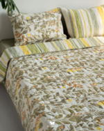 Комплект стеганного покрывала и 2 наволочек Kaj Double-Side Yellow Hermodr 130220319 Иран