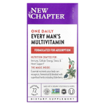 New Chapter, Мультивитамины для мужчин One Daily, 72 вегетарианские таблетки