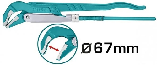 Ключ трубный угловой 45° №3 THT172023