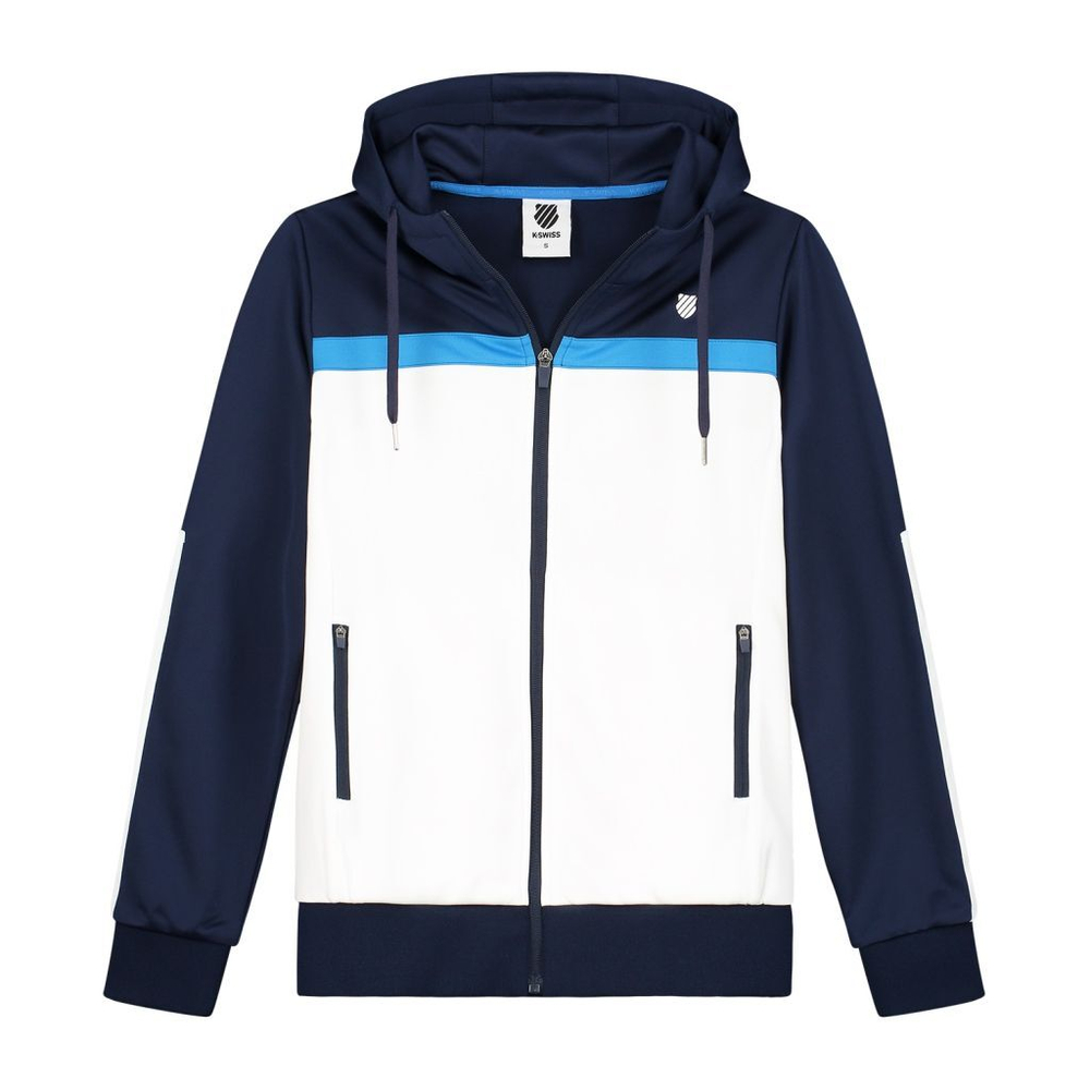 Женская теннисная куртка K-Swiss Tac Core Team Tracksuit Jacket W - navy/white/french blue
