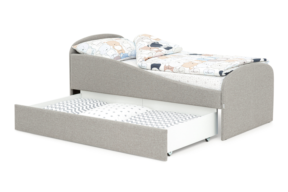 Детская мягкая кровать с ящиком Бельмарко Letmo халва рогожка