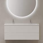 Тумба подвесная под раковину Sancos Folk, Bianco 1195х445х500