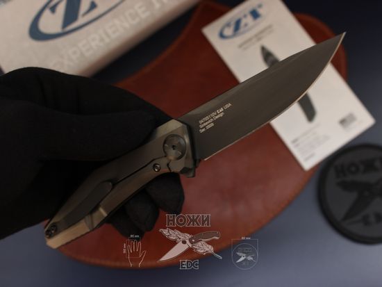 Складной нож Zero Tolerance 0470S110V c клинком из стали CPM-S110V, рукоять медь / титан