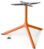 Столик ламинированный кофейный Scab Design Tripe Maxi, терракотовый, белый