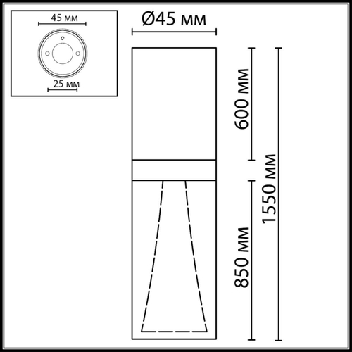 Накладной светодиодный светильник Odeon Light DEFANCE 7144/4CL