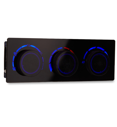 Ручки управления блоком отопителя для лада приора без кондиционера с синей подсветкой