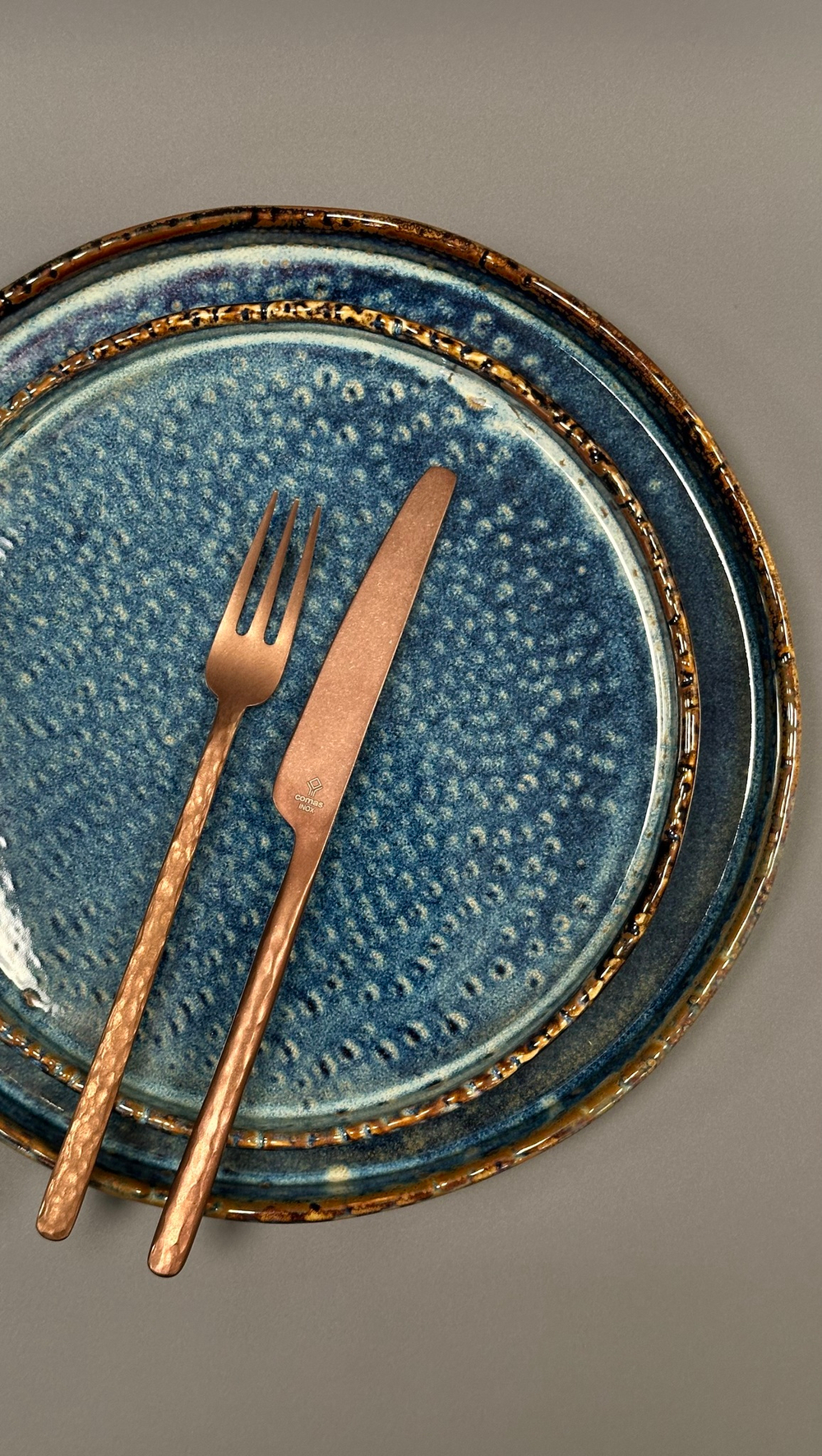 Тарелка с бортом 26*2,7 см,фарфор,серия "Aqua Blue" P.L.