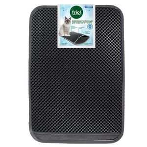 Коврик Triol для кошачьего туалета двухслойный "Сито", 470*370мм
