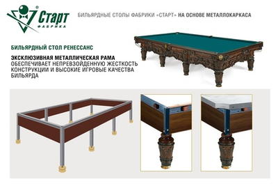 Бильярдный стол Ренессанс