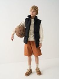 Жилет стеганый на молнии "Уголь" 7+