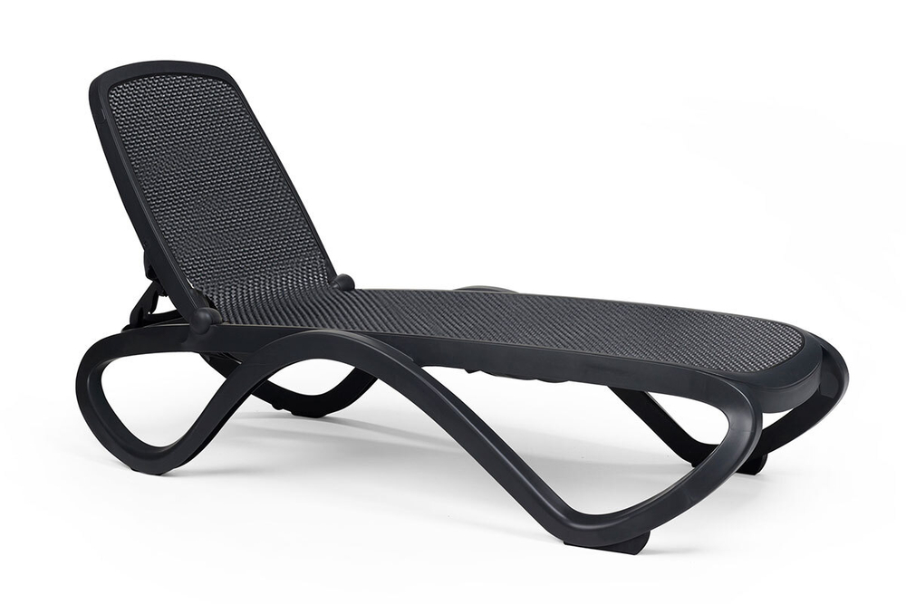 Шезлонг Nardi Omega без подлокотников, антрацит