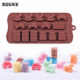 Форма для шоколада "детские игрушки" 21 х 11 х 1,5 см