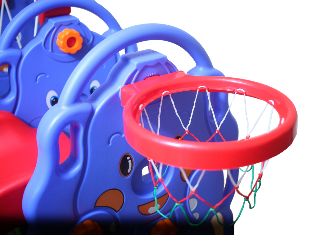 Детский комплекс Капризун Слоник с волнистой горкой