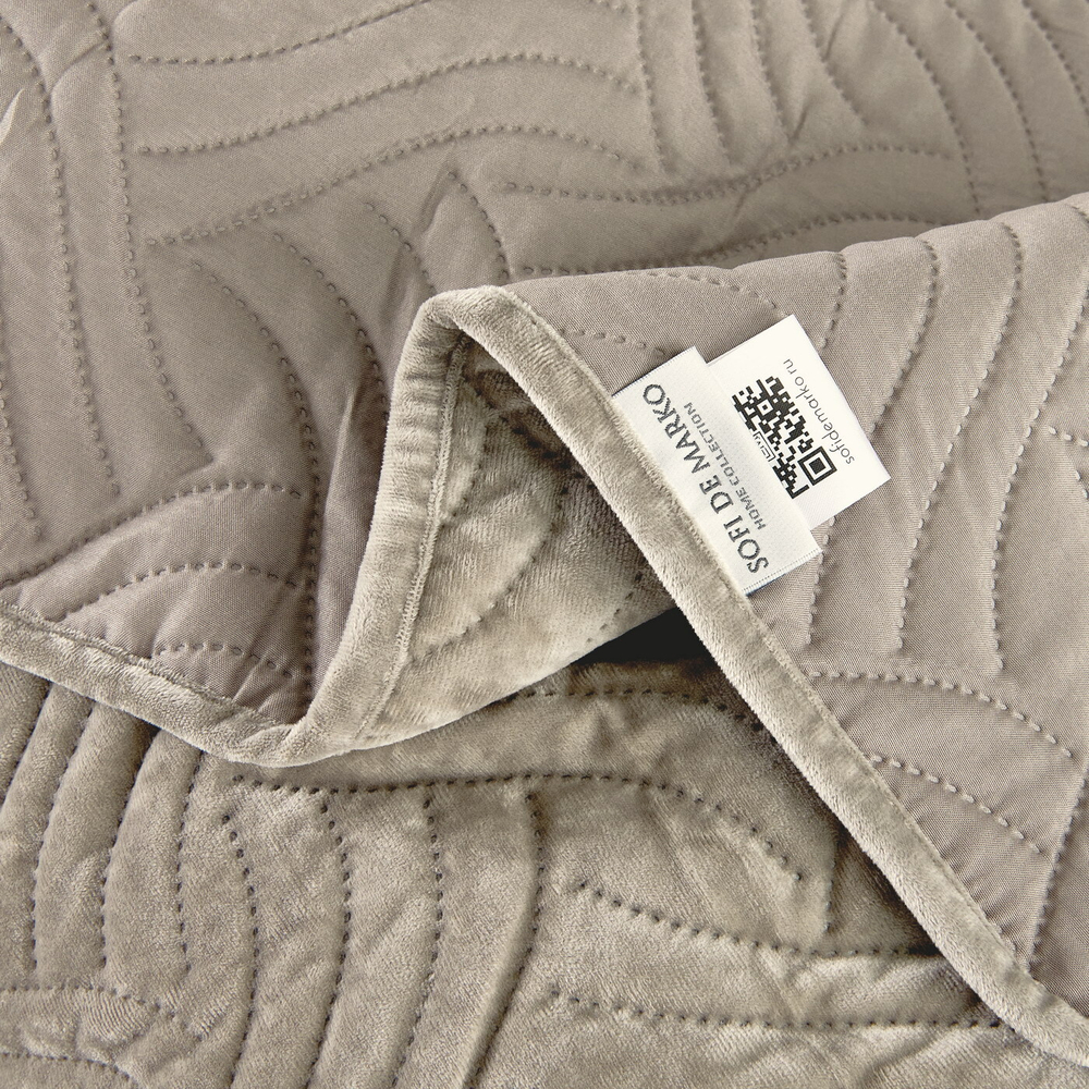 Покрывало 240x260 Sofi De MarkO Деварта бежевое