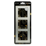 Рамка 3-местная, металл, STEKKER, MFR00-7003-03, серия Катрин, серебро 50019