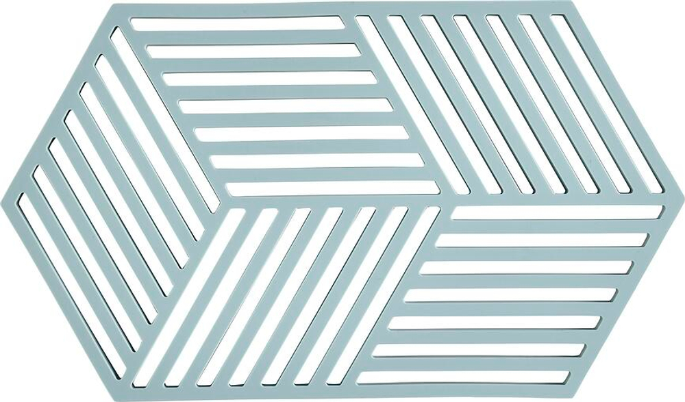 Подставка под горячее zone denmark hexagon, силикон, 24 , синяя · арт. fabr 31615