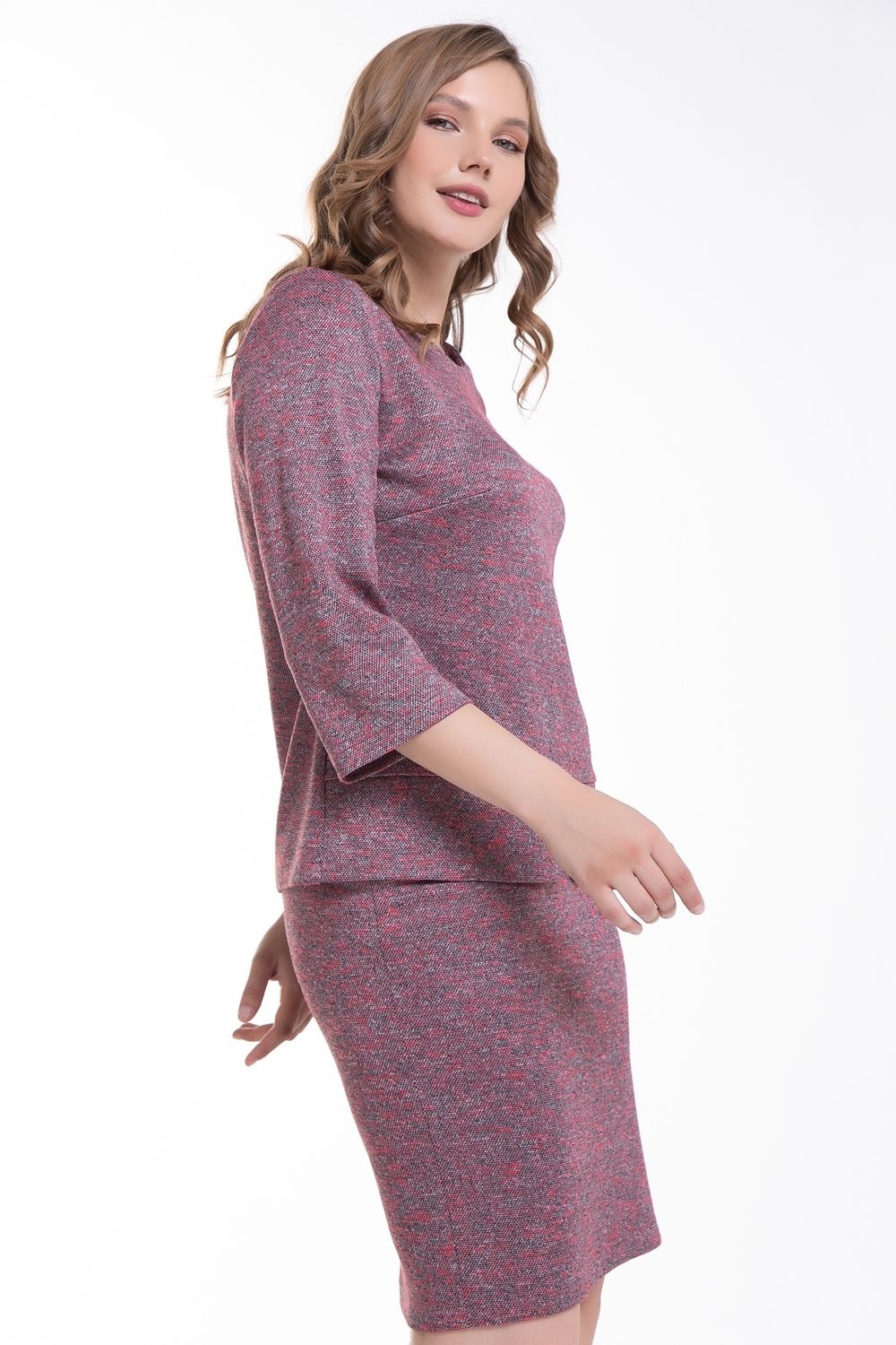 Костюм Стильный дуэт (меланж, рэд) Diolche