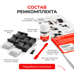 Ремкомплект ограничителей дверей Nissan BLUEBIRD SYLPHY (II) G11 (4 двери, тип 25) 2005-2012