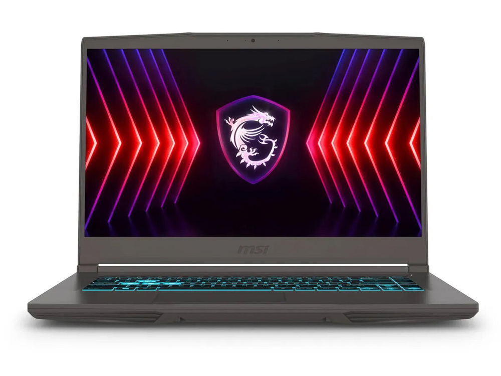 Ноутбук MSI Thin 15 B12VE-1865XRU, i5 12450H/8Gb/SSD512Gb/RTX4050 6Gb/15.6" FHD IPS 144Hz/Dos/серый
