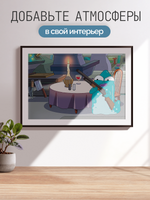 Постер плакат Пупа Сидит С Ружьем Solar Opposites Солнечные Противоположности