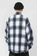 Рубашка Codered Harbor Wide Молочный/Голубой/Черный