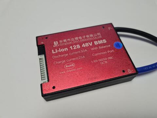 Плата контроля BMS Li-ion 12S 48V 50A