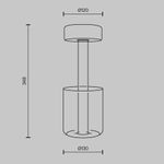 Аккумуляторный светильник Maytoni MOD229TL-L3W3K1