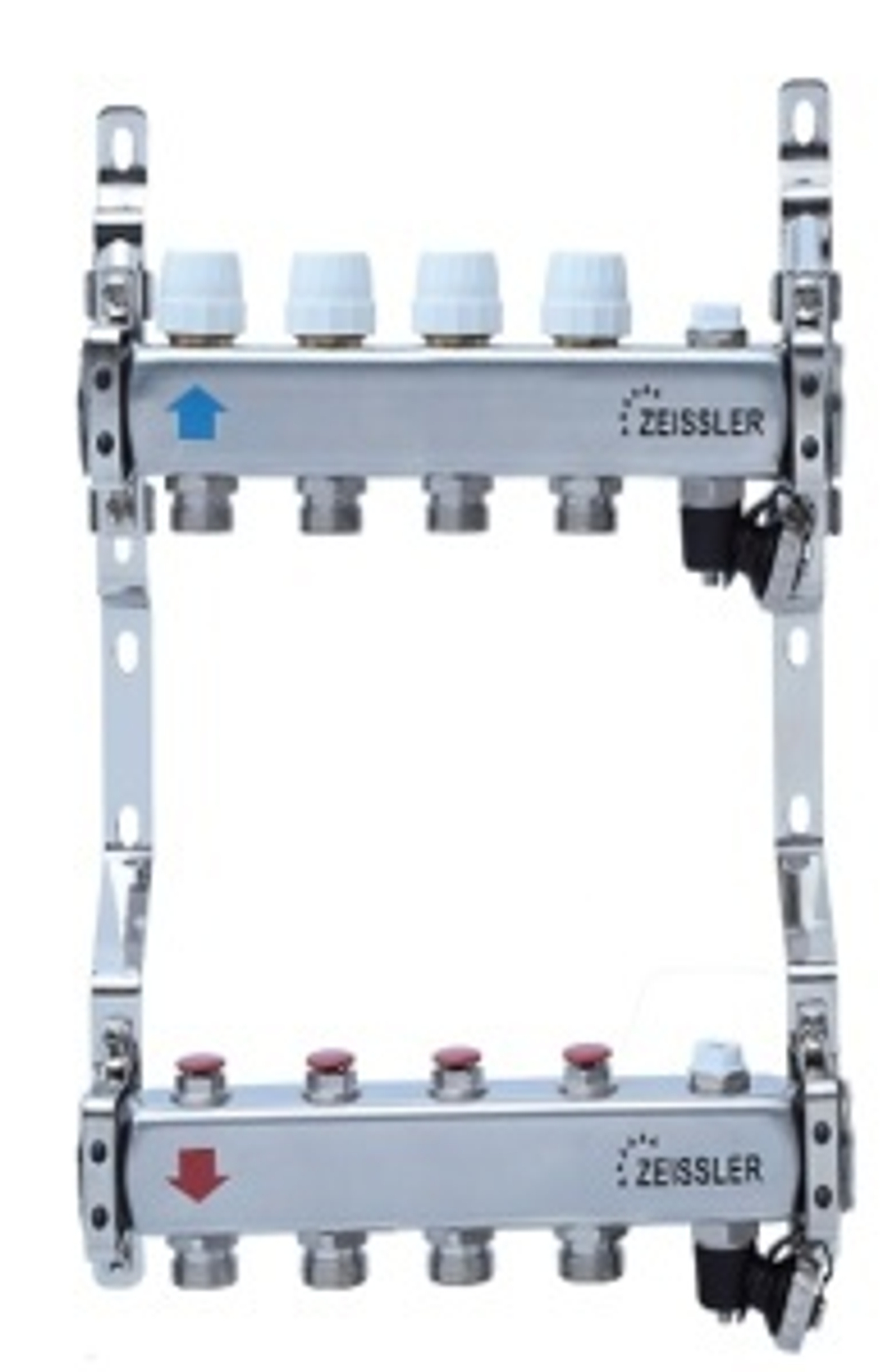 Коллекторный блок  нерж. без расход. 4 "ZEISSLER"
