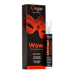 Стимулирующий оральный спрей Orgie Wow! Strawberry Ice Bucal Spray, 10 мл