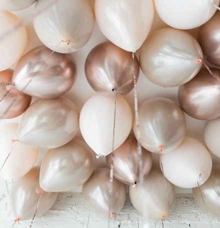 Шары под потолок в стиле "Гламурный шик"