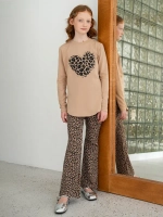 Костюм для девочки с брюками на осень