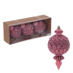 GAEM Набор из 3шт Украшение новогоднее "Шар", L28 W7,5 H11 см