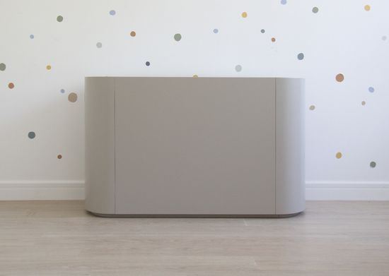 Комод Lagom 3 ящика ширина 120 см (серо-бежевый)