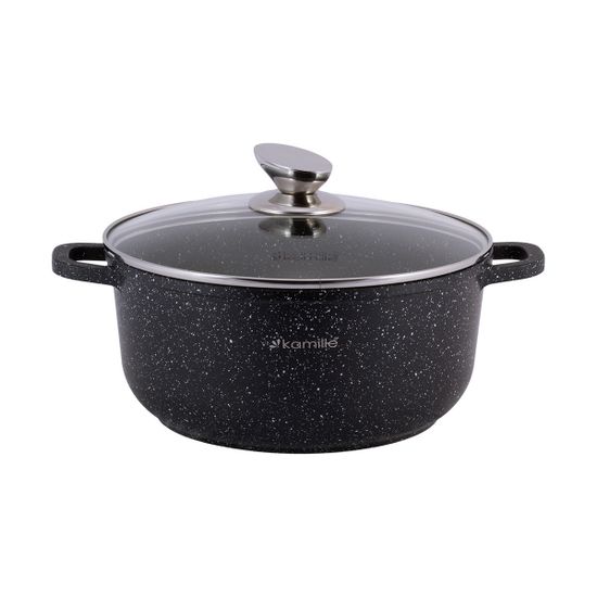 Набор посуды из литого алюминия 7 предметов Kamille KM-4430 с прихватками