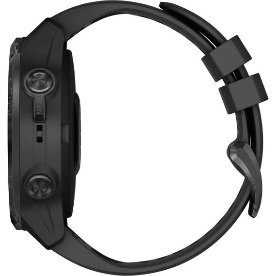 Умные часы - дайвинг компьютер Garmin Descent MK2s угольно-серый корпус с DLC-покрытием, черный силиконовый ремешок