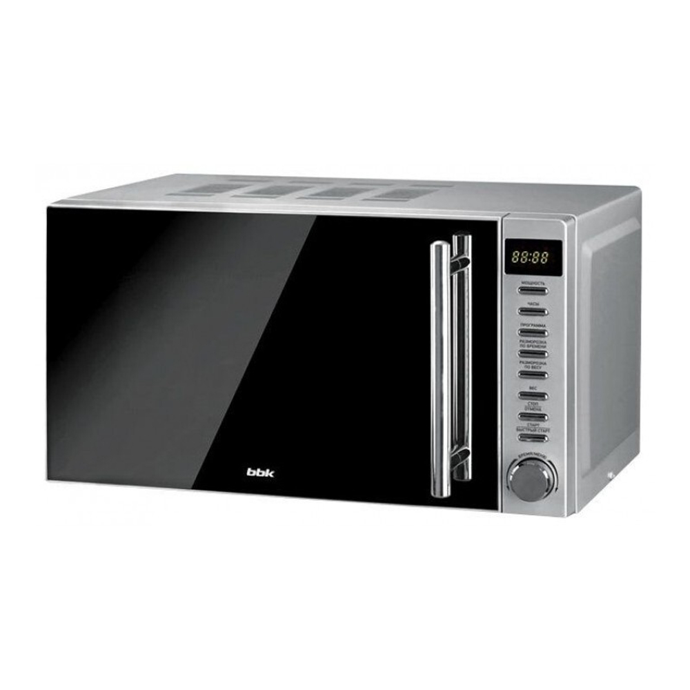 Микроволновая печь BBK 20MWS-721T/BS-M черный/серебро