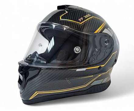 Шлем AiM RH365 Carbon KAIQI GOLDEN