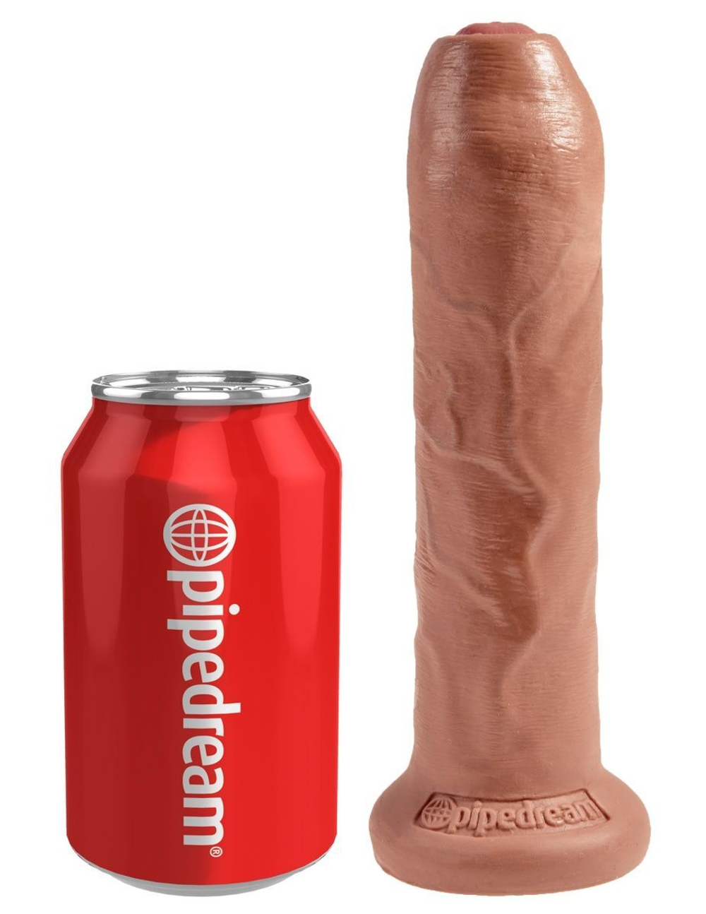 Фаллоимитатор Pipedream King Cock Uncut, 19,1 см, необрезанный