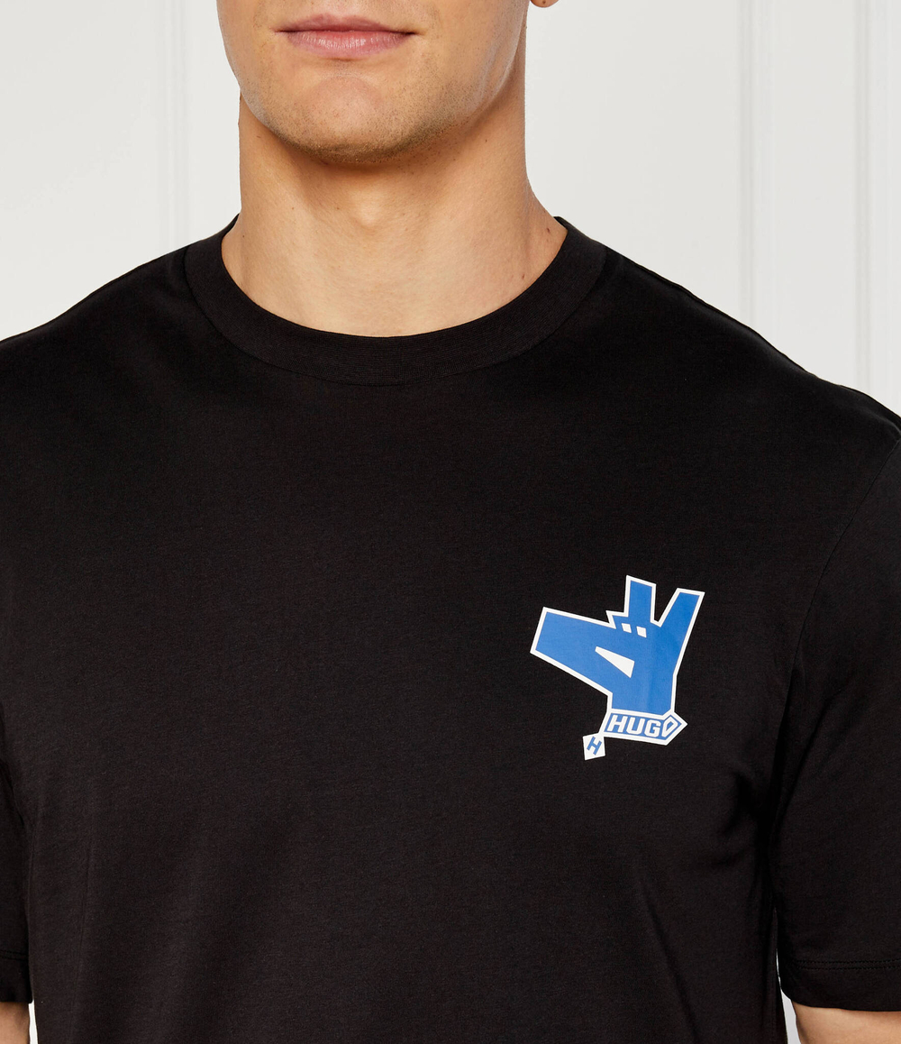 Футболка Nollico Hugo Blue - черный(50519124)