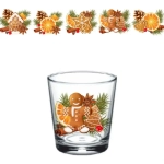Набор стаканов 3шт 250мл «Со вкусом праздника» 5 видов