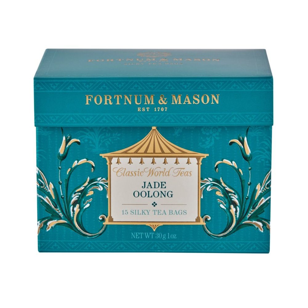 Fortnum&Mason Улун Нефрит Jade Oolong, 15 Whole Leaf Silky Tea Bags, 30г