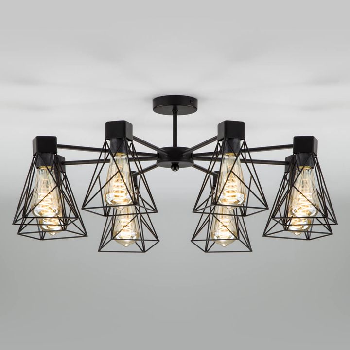 Потолочная люстра Eurosvet 70107/8 черный