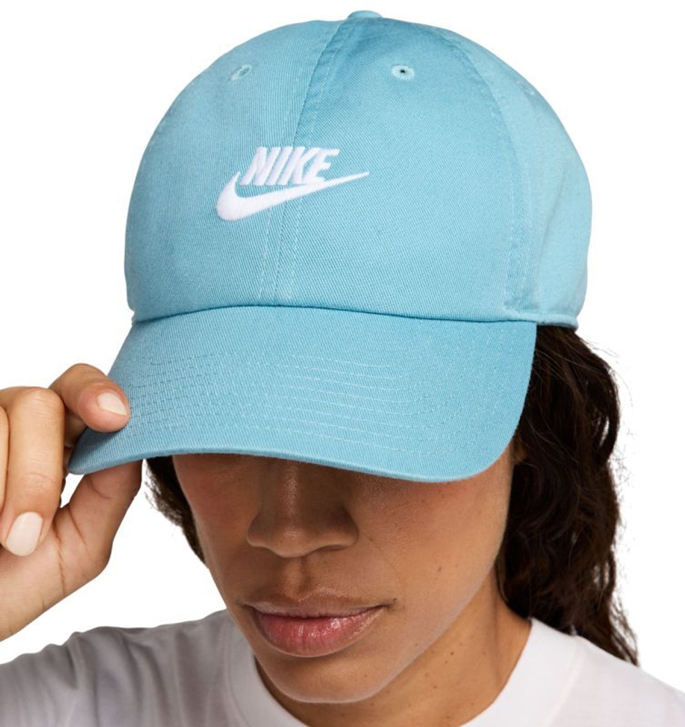 Теннисная кепка Nike Club Unstructured Futura Wash - Blue
