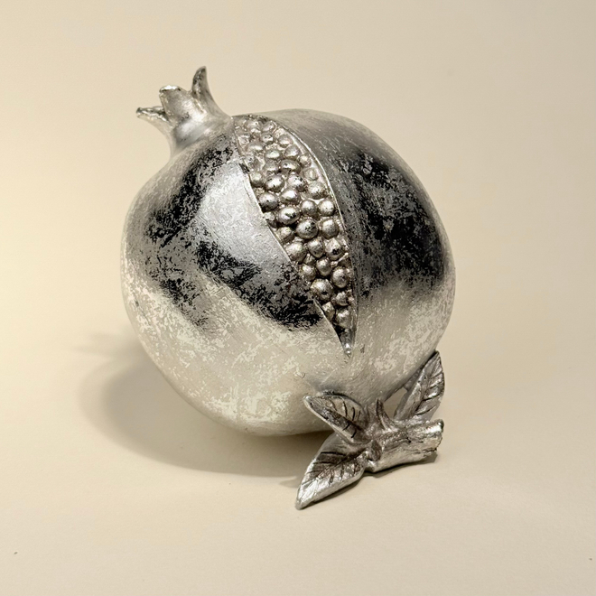 Сувенир Гранат (полирезин), Н7х13,5см, серебряный