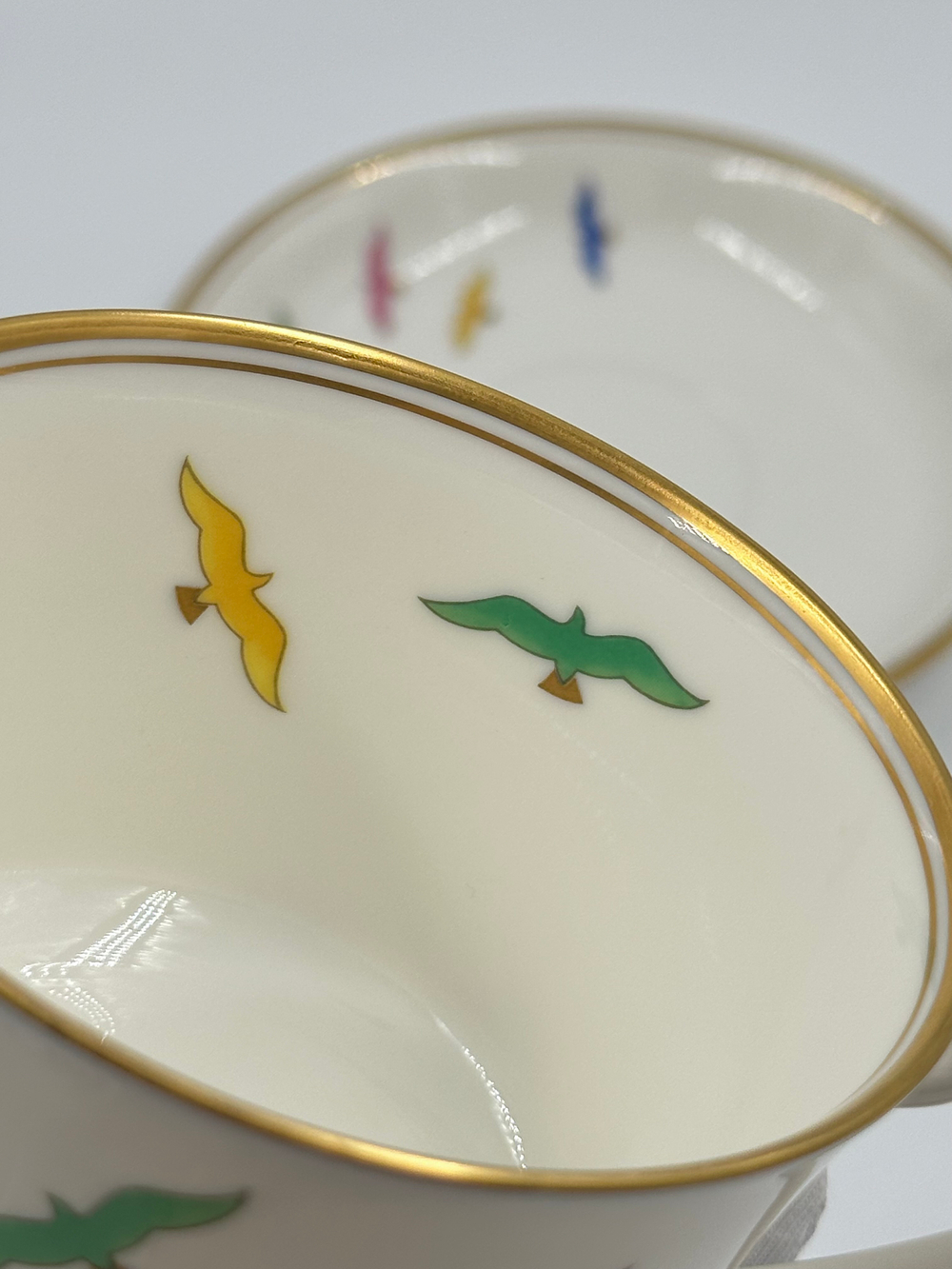 Чайная пара с птицами Koransha