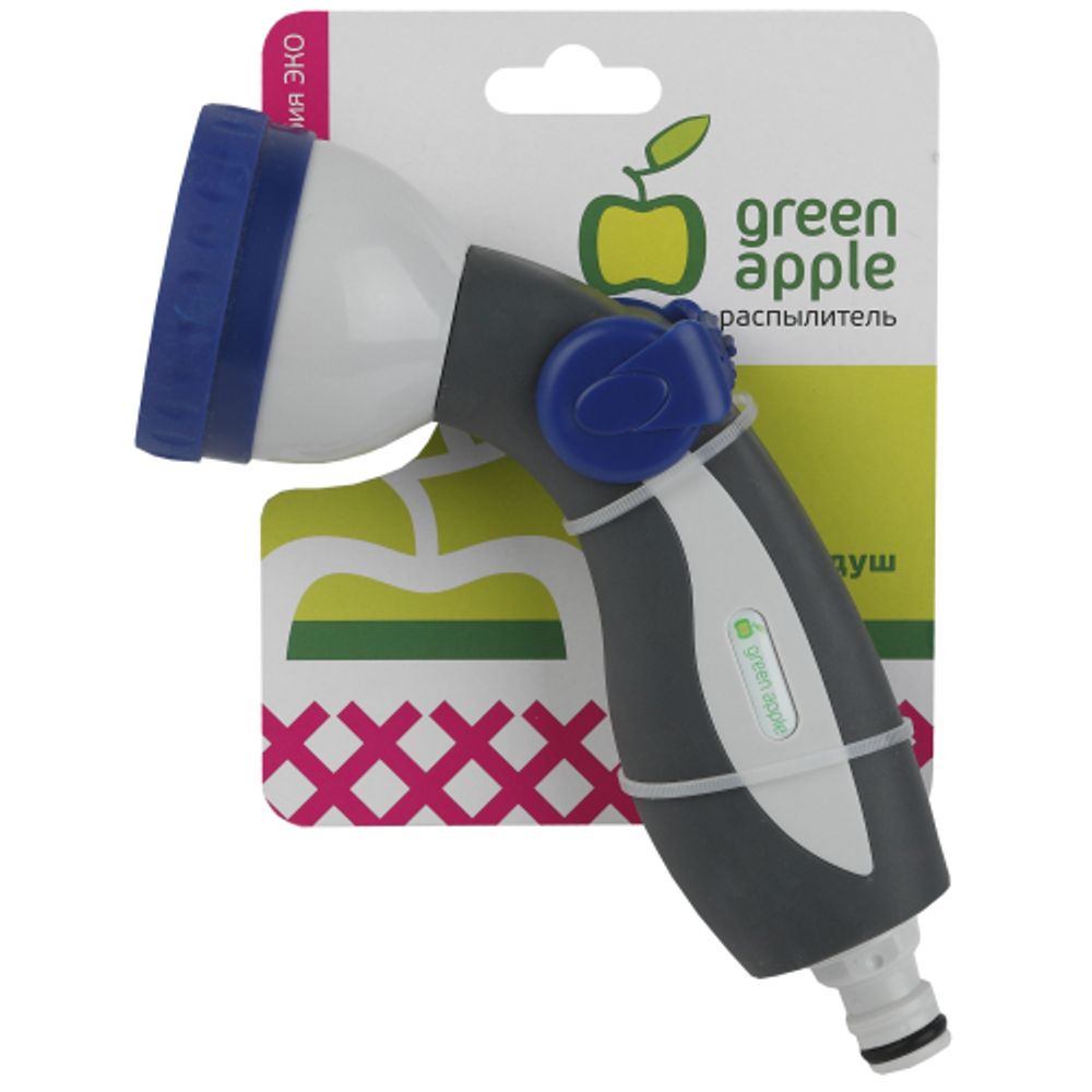 GAEP12-03 GREEN APPLE ЕСО Пистолет-распылитель, пластик | Аксессуары для полива Green Apple