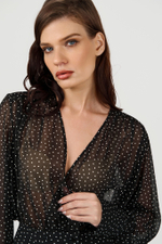 Блуза в горох