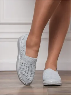 Мокасины летние текстильные