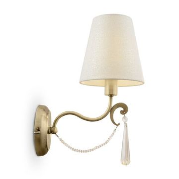 Бра 1*E14 FR2019WL-01BS латунь Madeline Freya