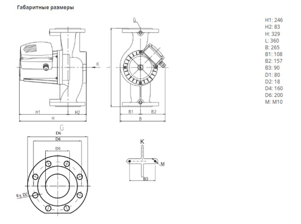Насос NOZ 80/8 EM S3